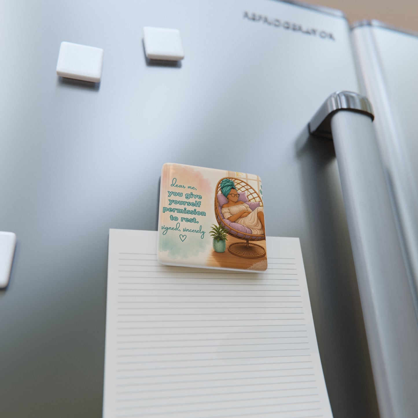 Rest & Self-Care Porcelain Magnet