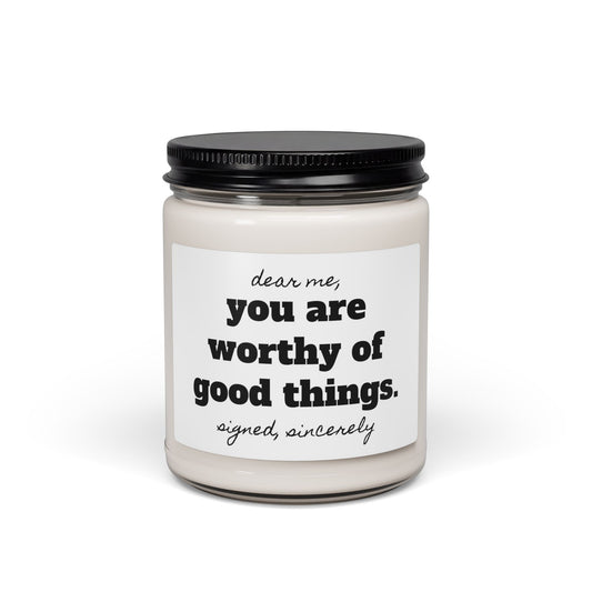 Dearly Sincerely Affirmation Candle, 9oz