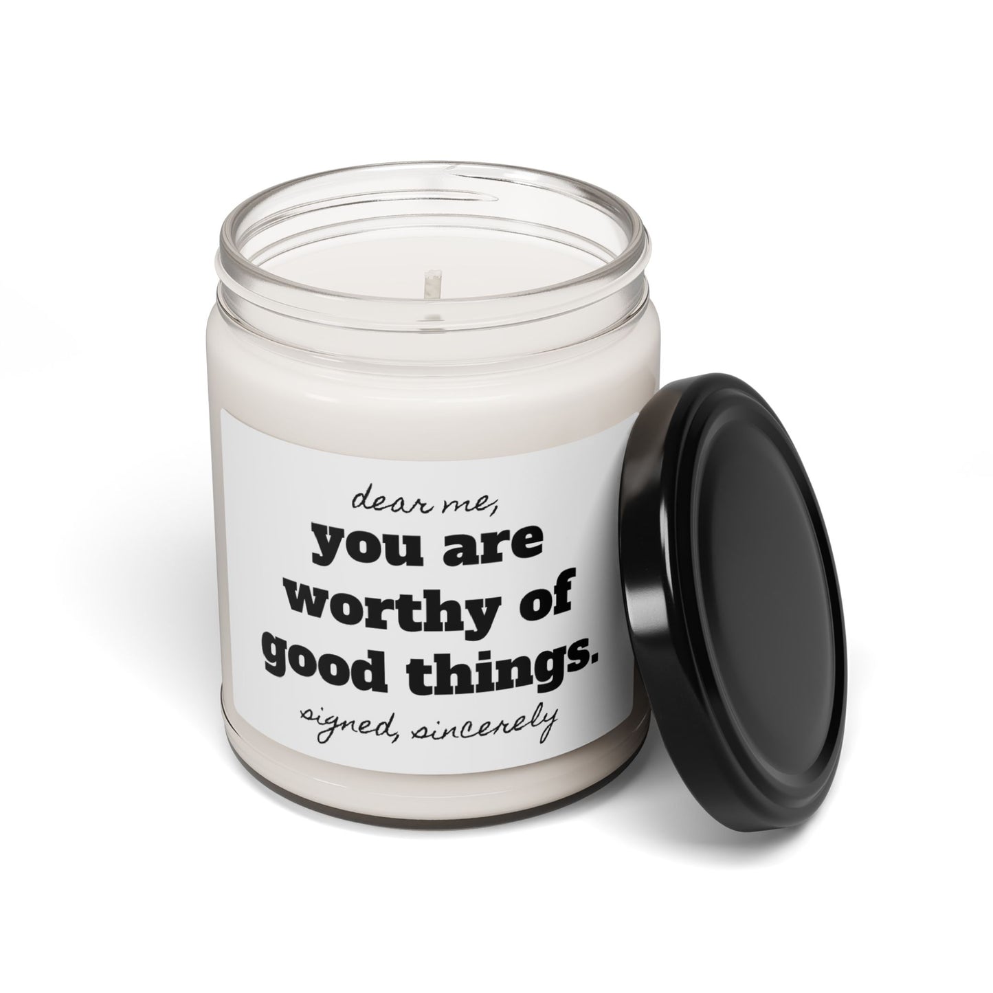 Dearly Sincerely Worthy Candle, 9oz
