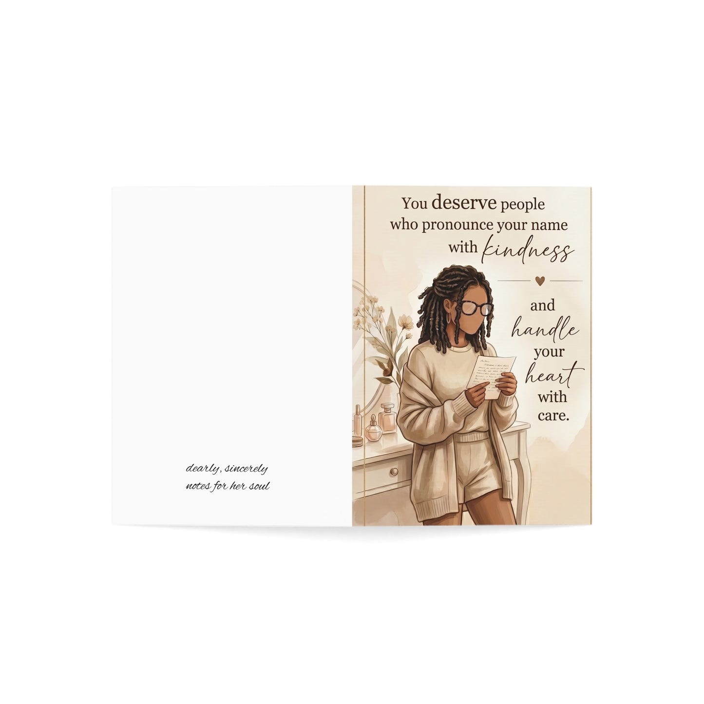 You Deserve Greeting Card