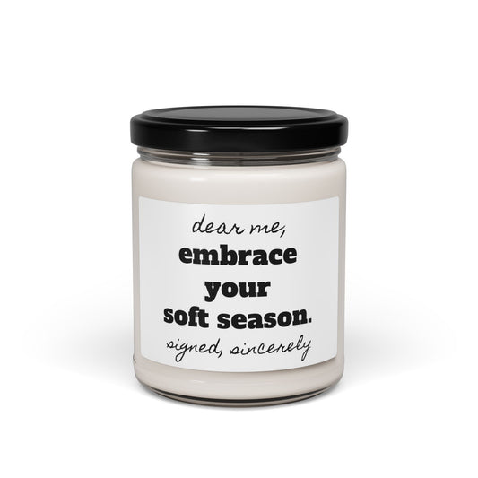 Dearly Sincerely Soft Season Candle, 9oz