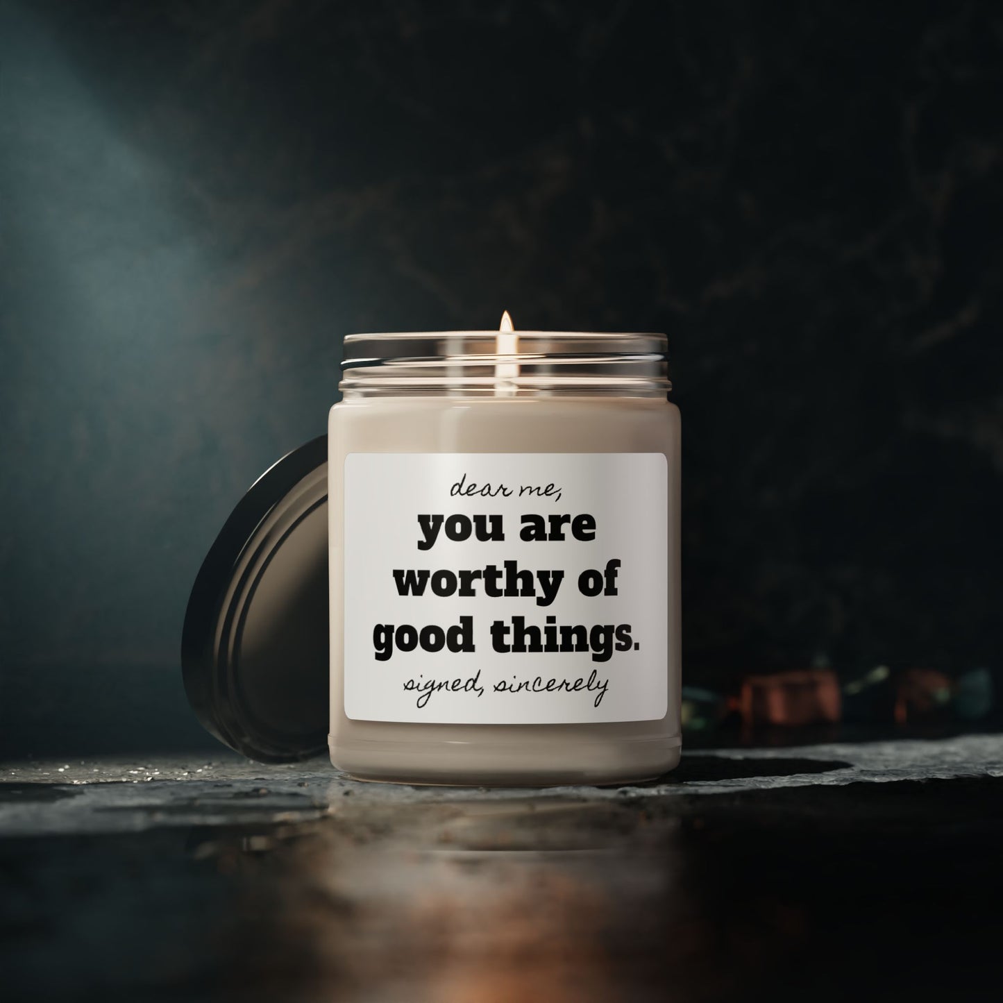 Dearly Sincerely Worthy Candle, 9oz