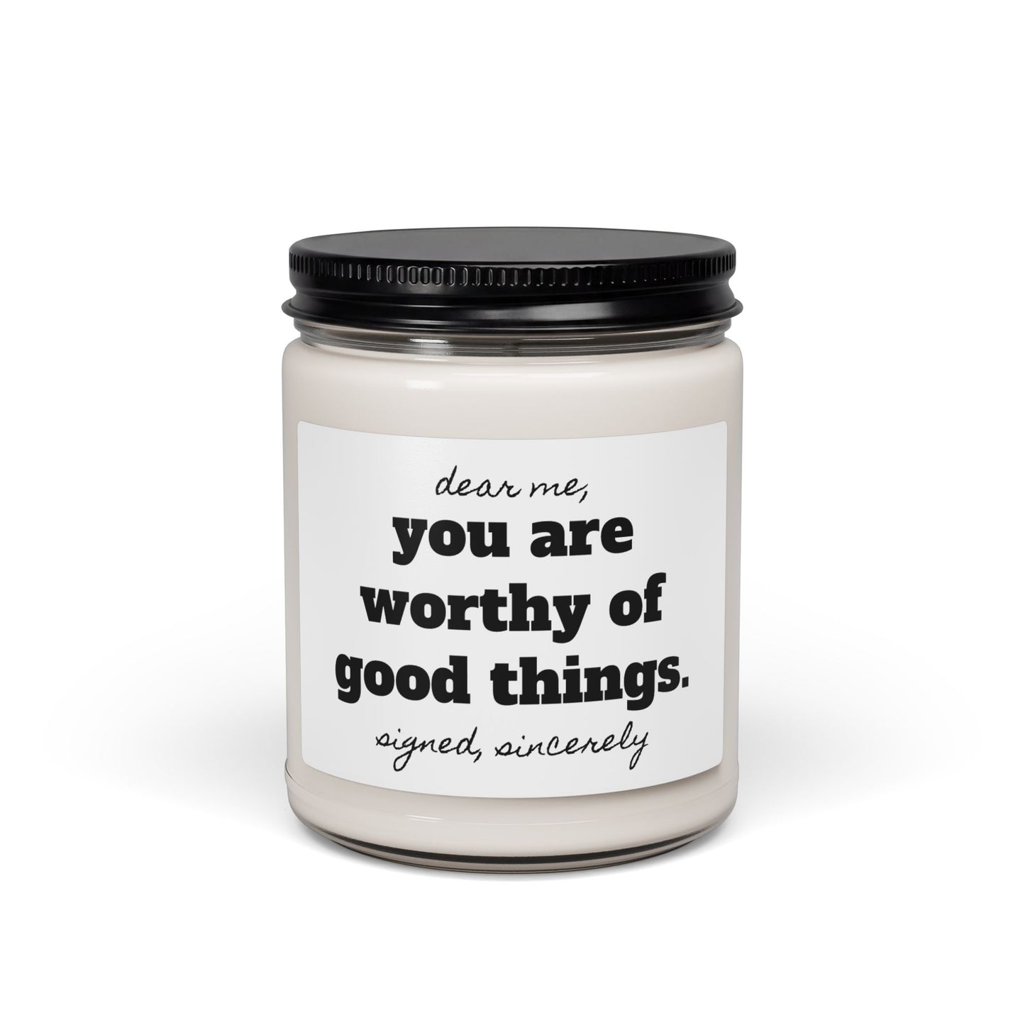Dearly Sincerely Affirmation Candle, 9oz