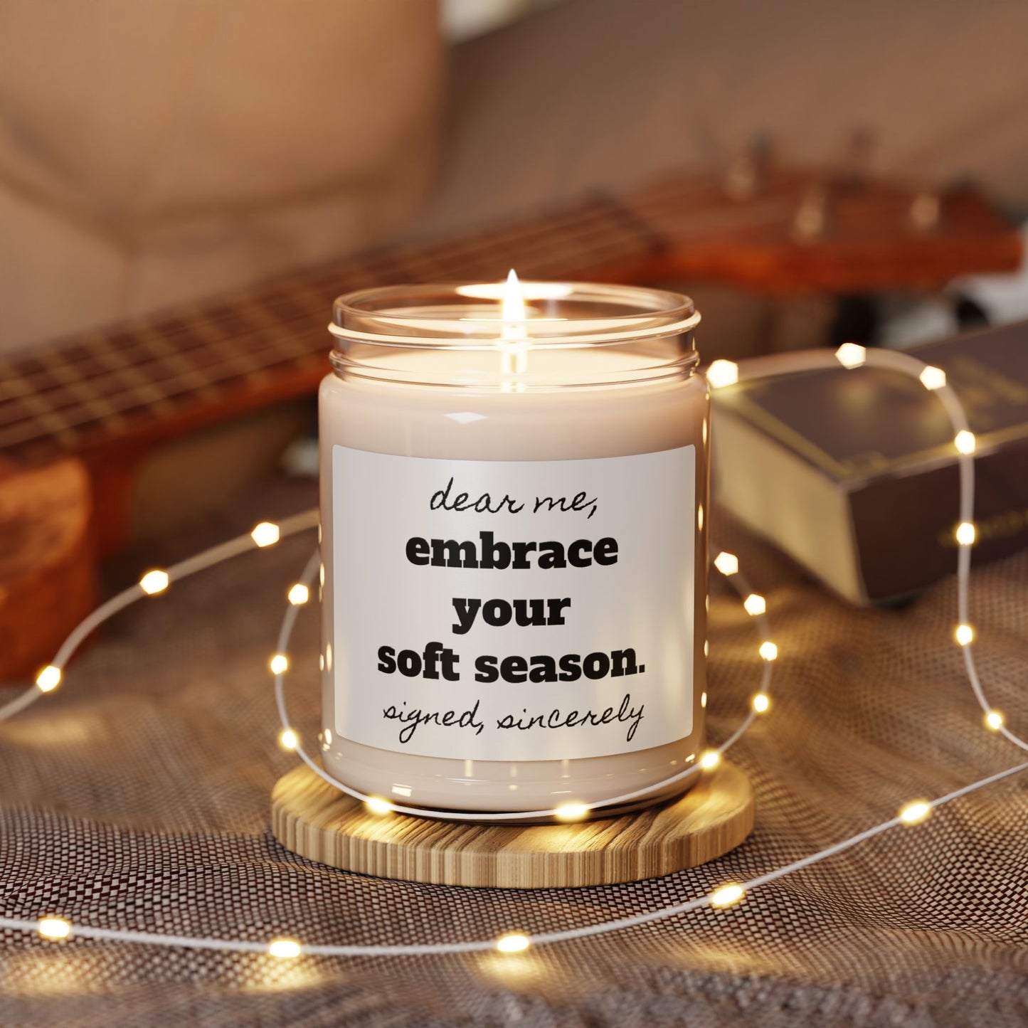 Dearly Sincerely Soft Season Candle, 9oz
