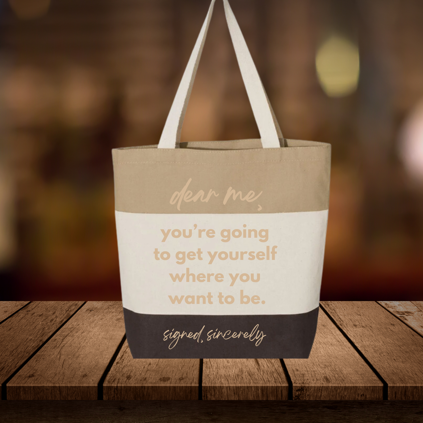 Signed Sincerely Tote Bag
